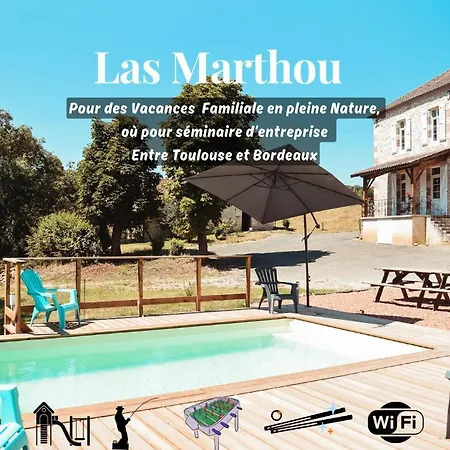 Maison De Campagne, Bord De Lac, Piscine, Billard 11 Per